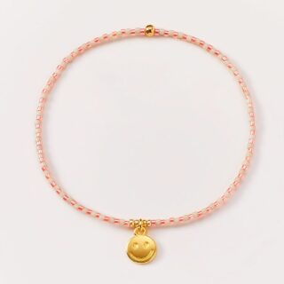Armband Fine Smiley Copper/white Gold