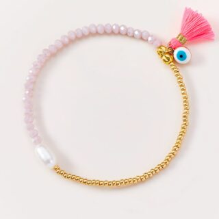 Armband Glitter Lucky Pastell