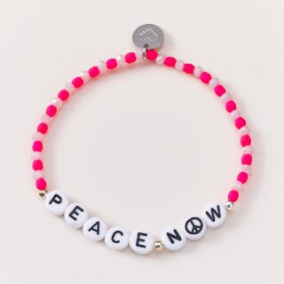 Armband Peace NOW Pink/creme