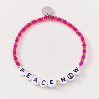 Armband Peace NOW Pink/green