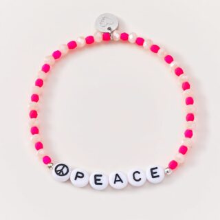 Armband Peace Pink/creme