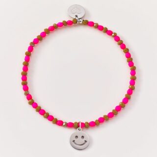 Armband Peace Pink/green Silver