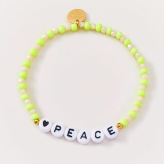 Armband Peace Yellow/creme