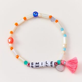Armband Summer Smiley Perlmutt