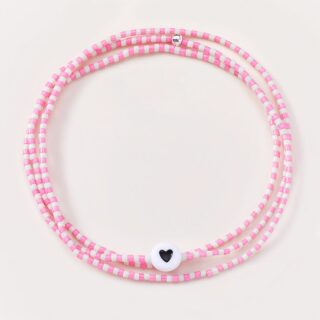 Two In One Rosa/white Heart